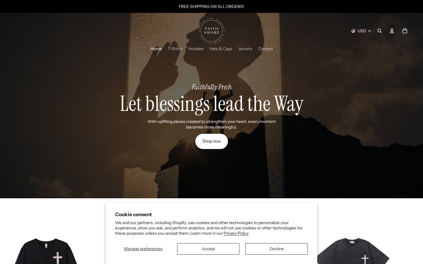 faithaware.com homepage screenshot