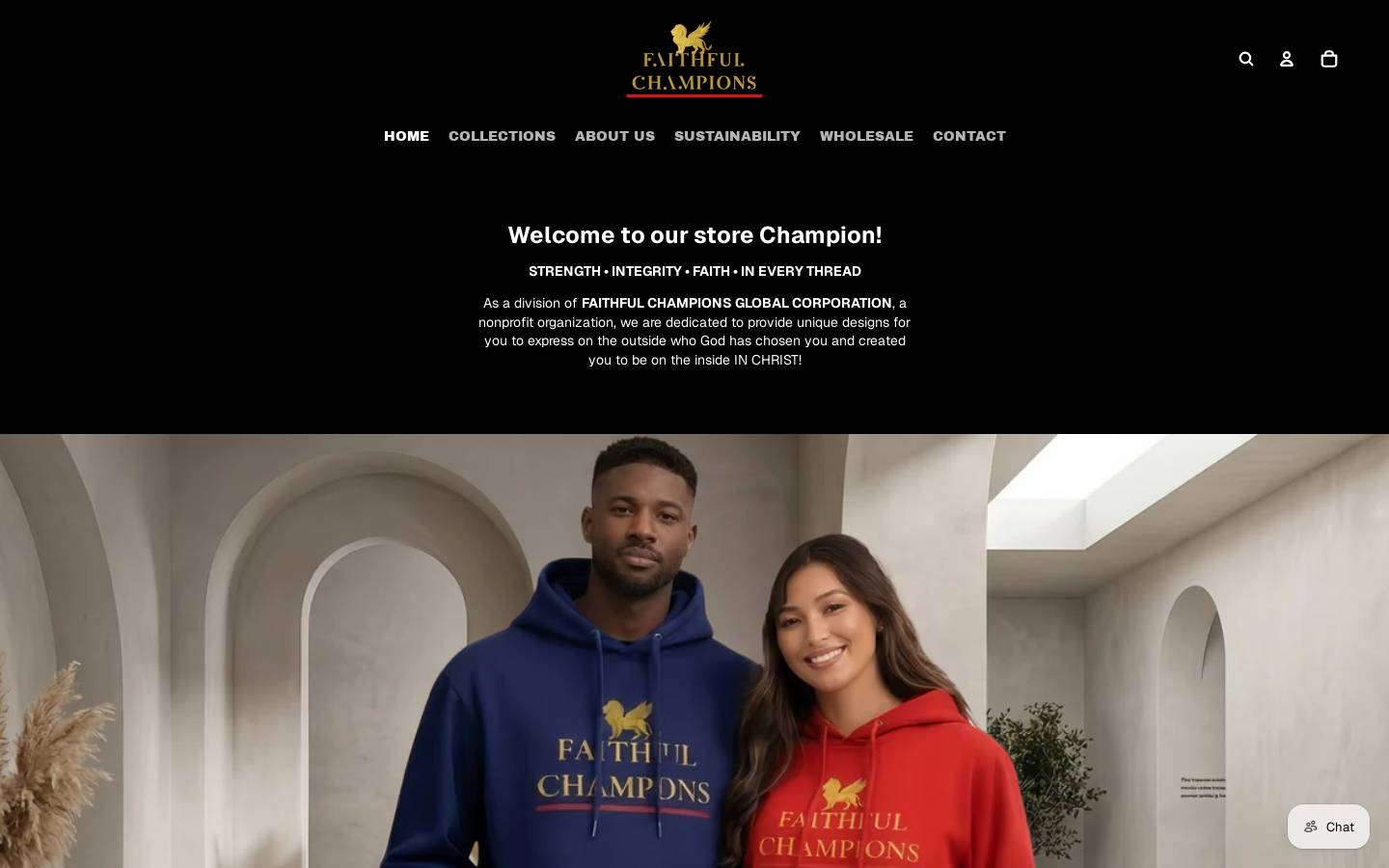 faithfulchampions.com homepage screenshot
