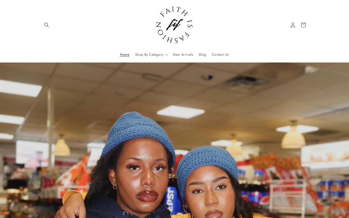 faithisfashions.com homepage screenshot