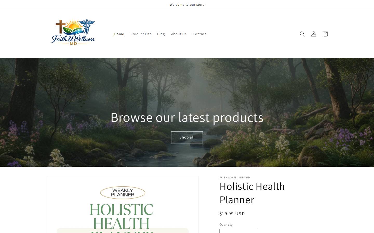 faithwellnessmd.com homepage screenshot