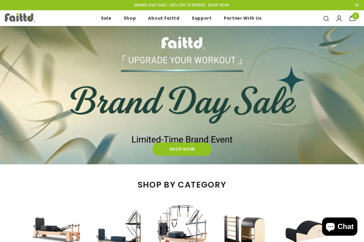 faittd-pilates.com homepage screenshot