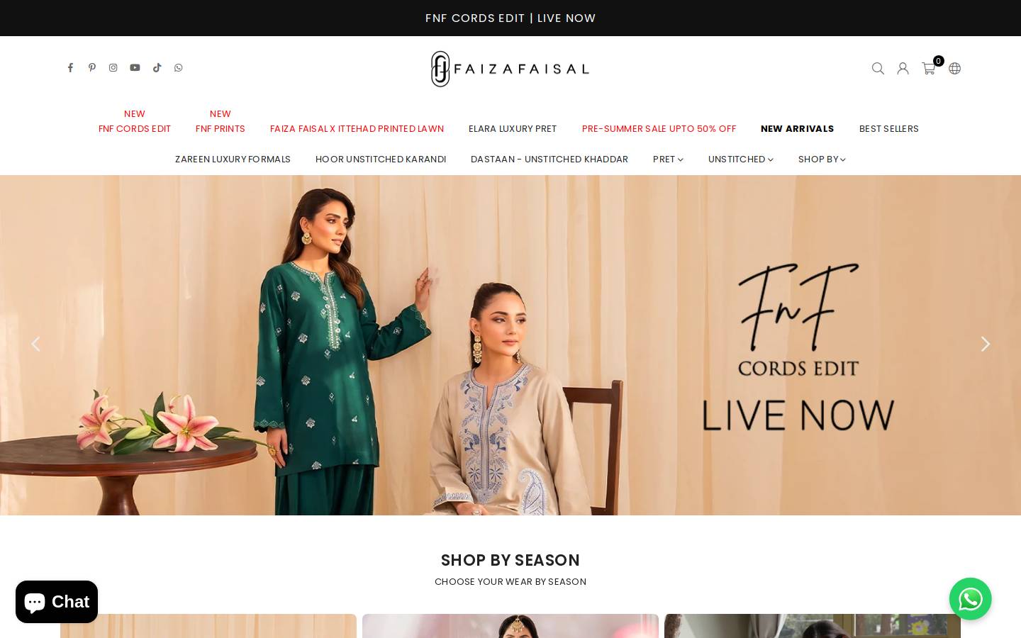 faizafaisal.com homepage screenshot