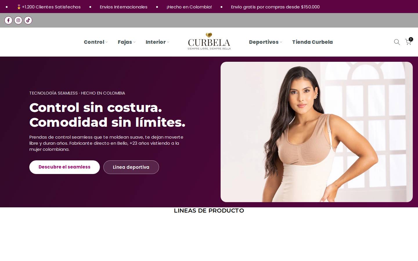 fajascurbela.com homepage screenshot