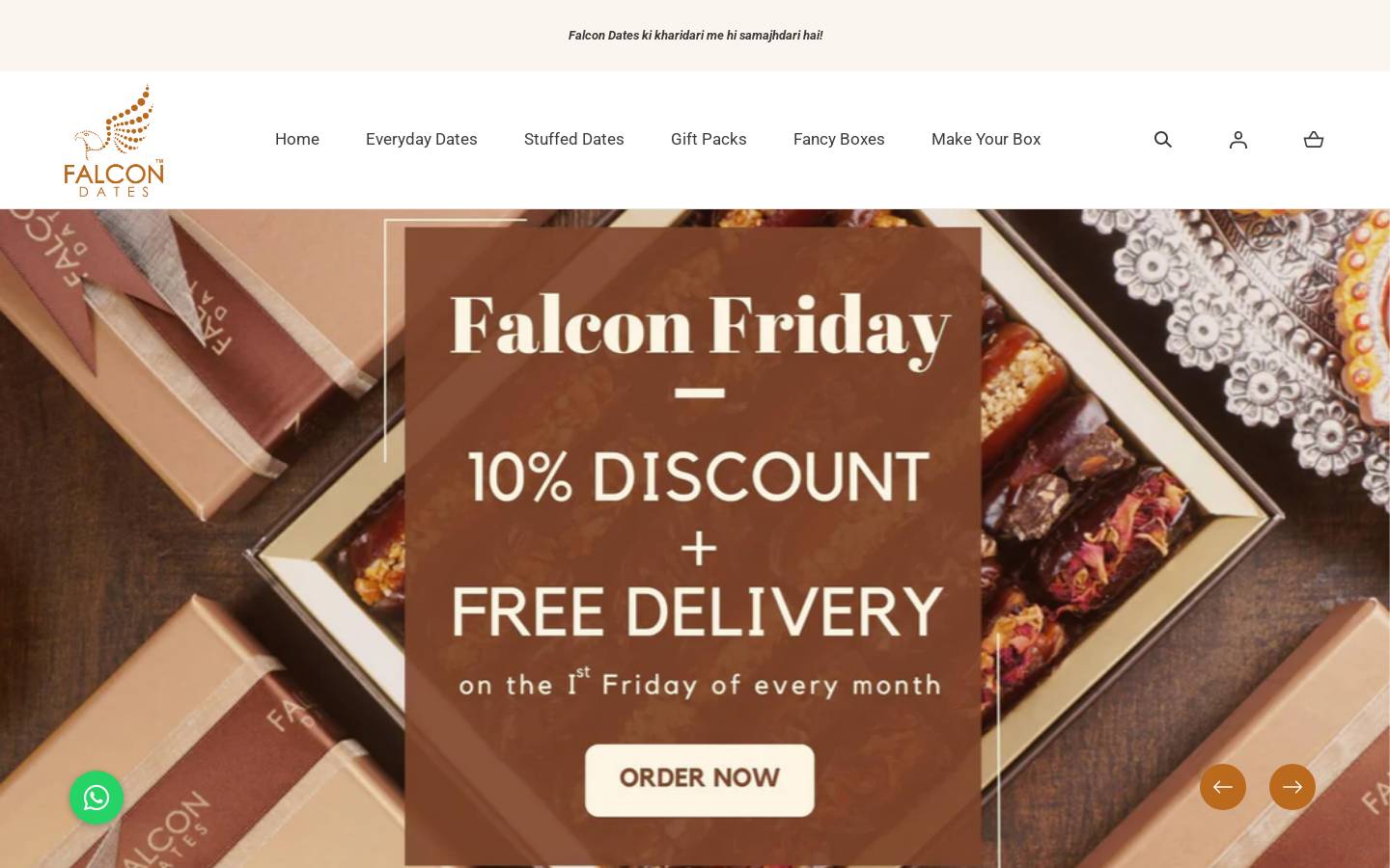 falcondates.com homepage screenshot