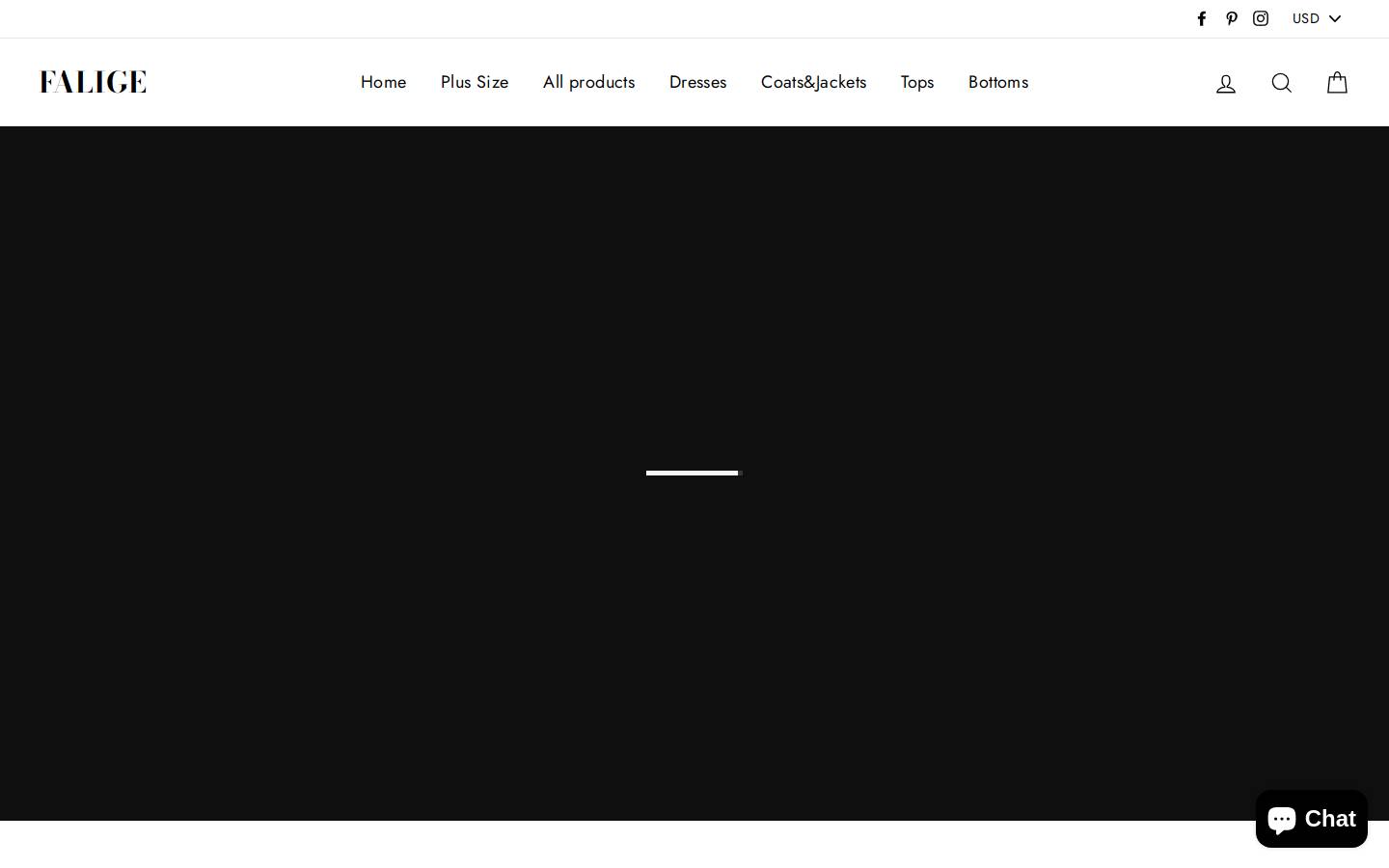 falige.com homepage screenshot