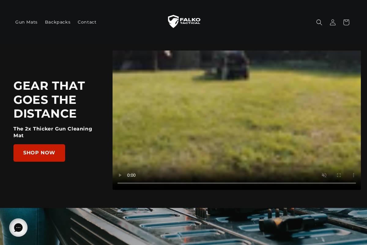 falkotactical.com homepage screenshot