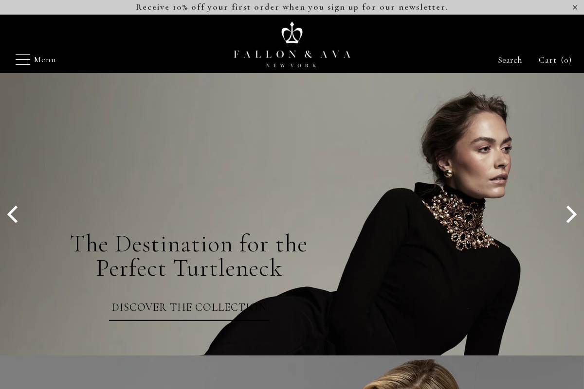fallonandava.com homepage screenshot