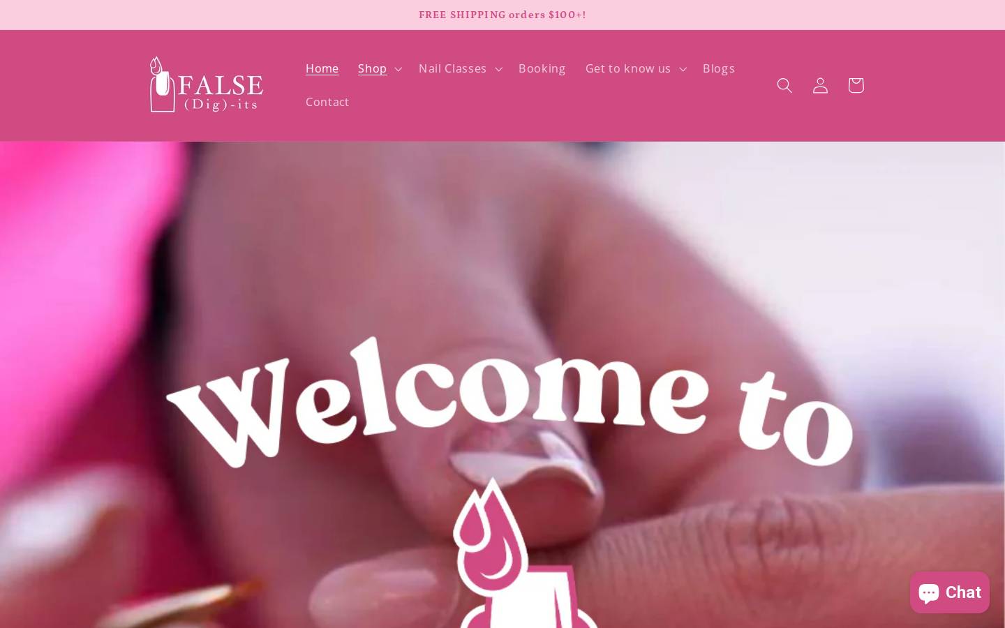 falsedigits.com homepage screenshot