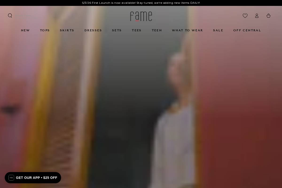 fameoncentral.com homepage screenshot
