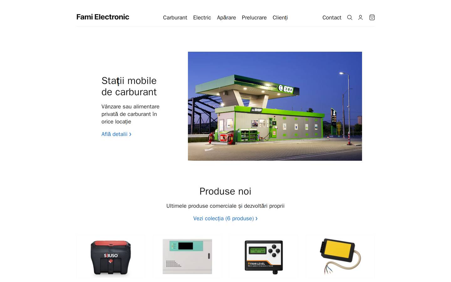 famielectronic.ro homepage screenshot