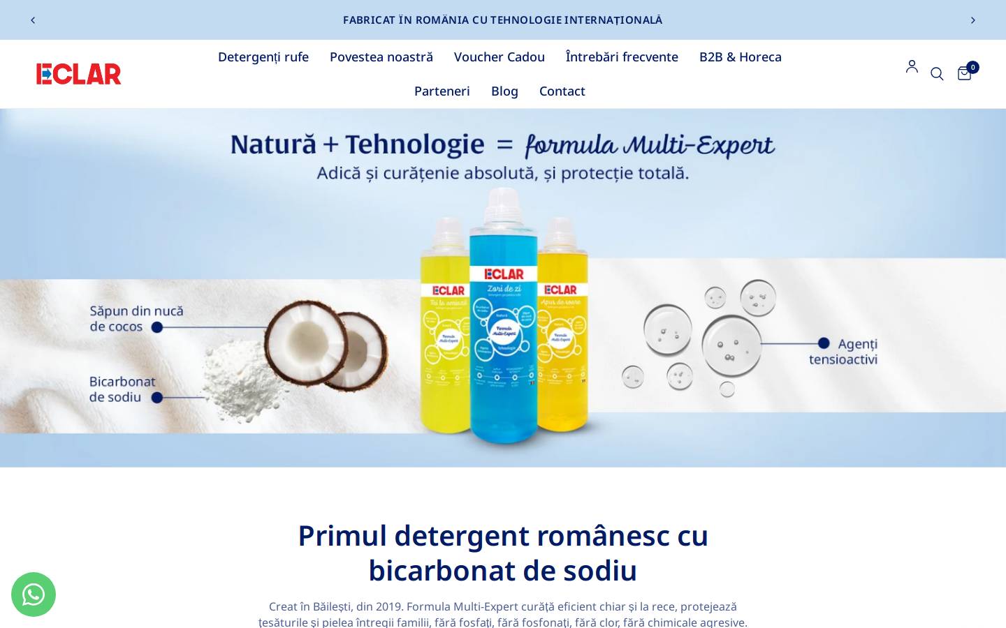 familiaeclar.ro homepage screenshot