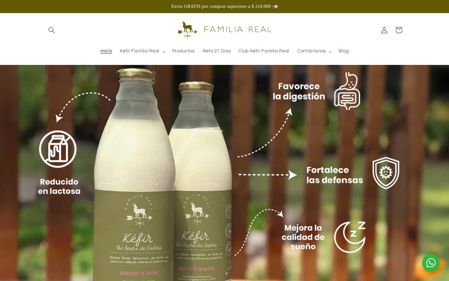 familiareal.co homepage screenshot