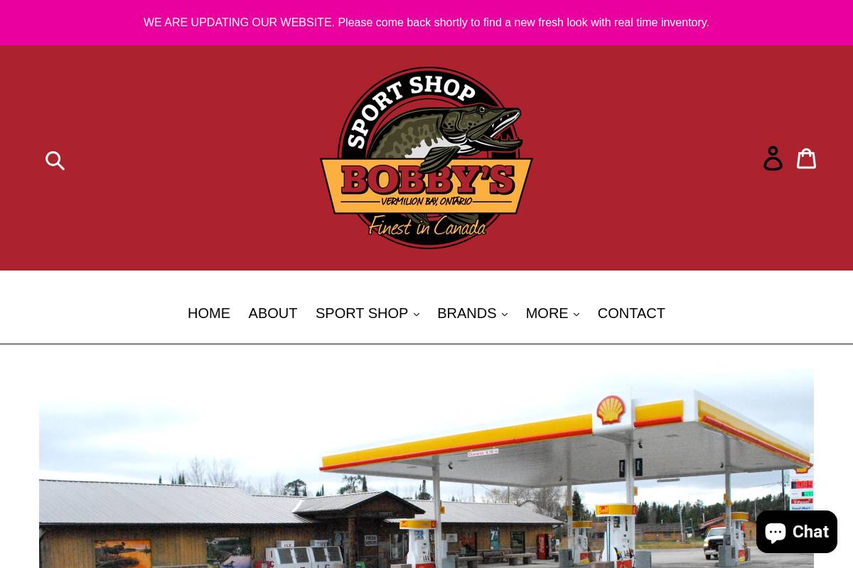 famousbobbys.ca homepage screenshot