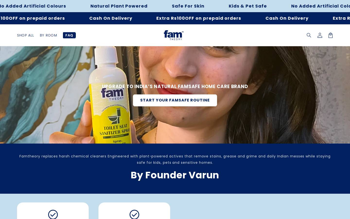 famtheory.com homepage screenshot