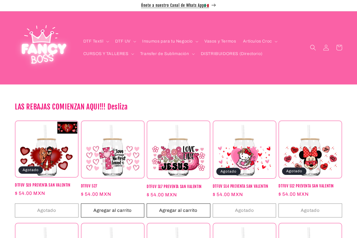 fancyboss homepage screenshot