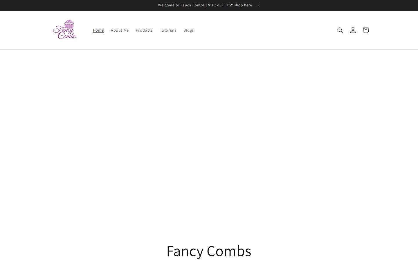 fancycombs.com homepage screenshot