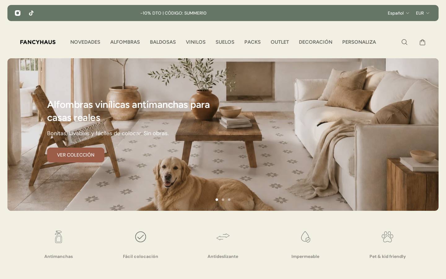FANCYHAUS homepage screenshot