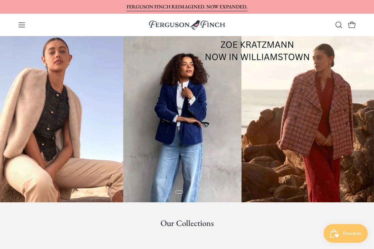 fancyonferguson.com homepage screenshot