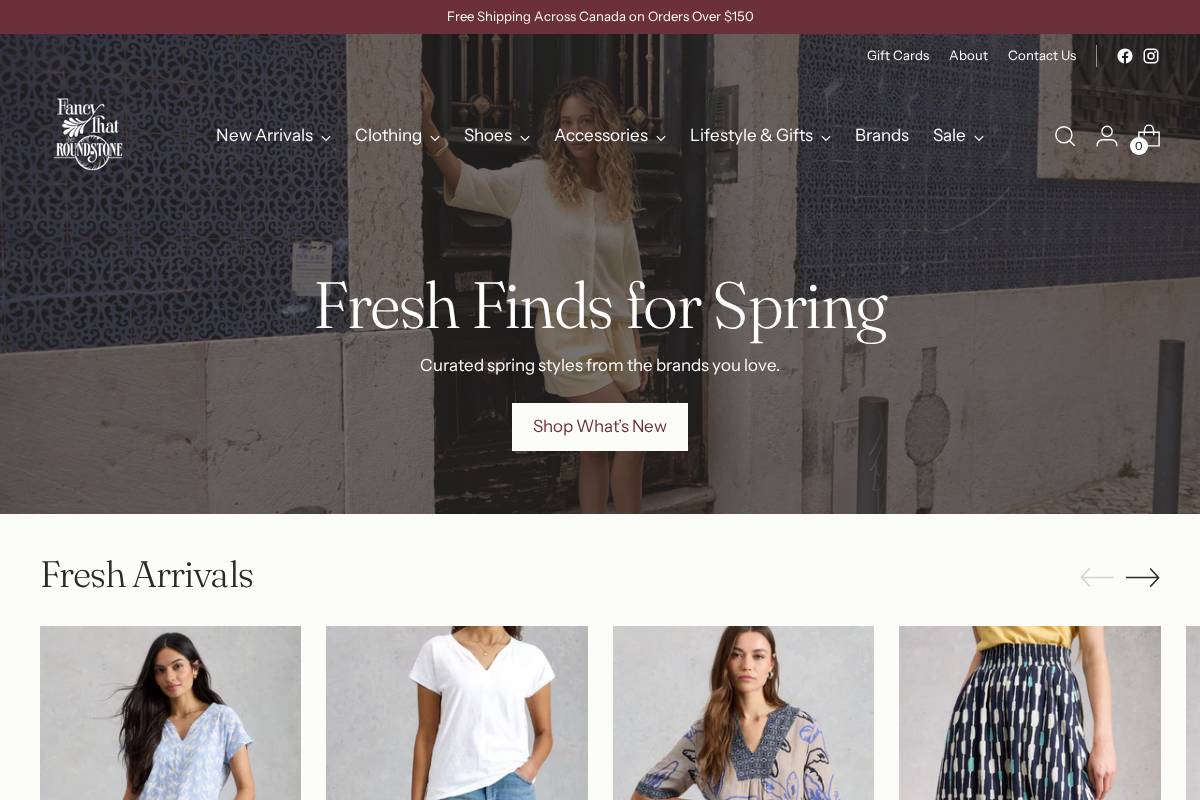 fancythat.ca homepage screenshot