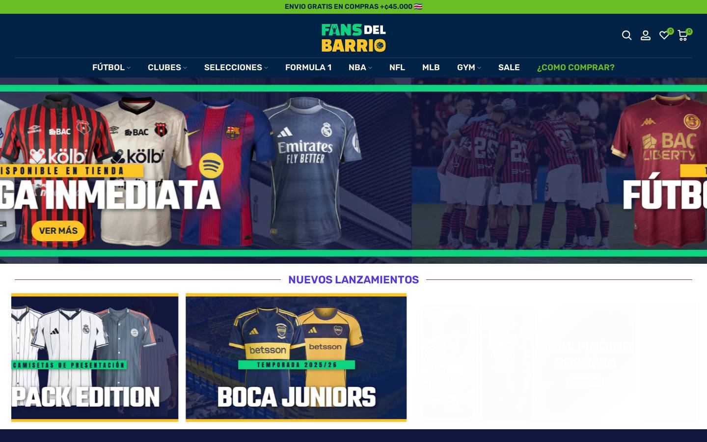 fansdelbarrio.com homepage screenshot