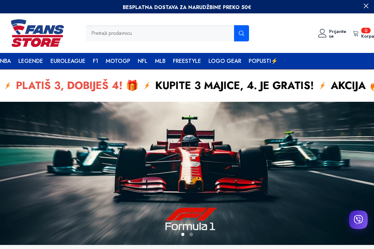 fansstore.me homepage screenshot