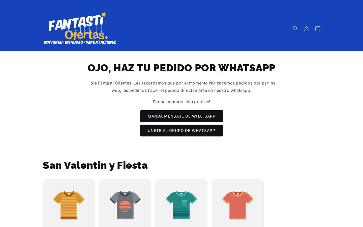 fantastiofertas.com homepage screenshot