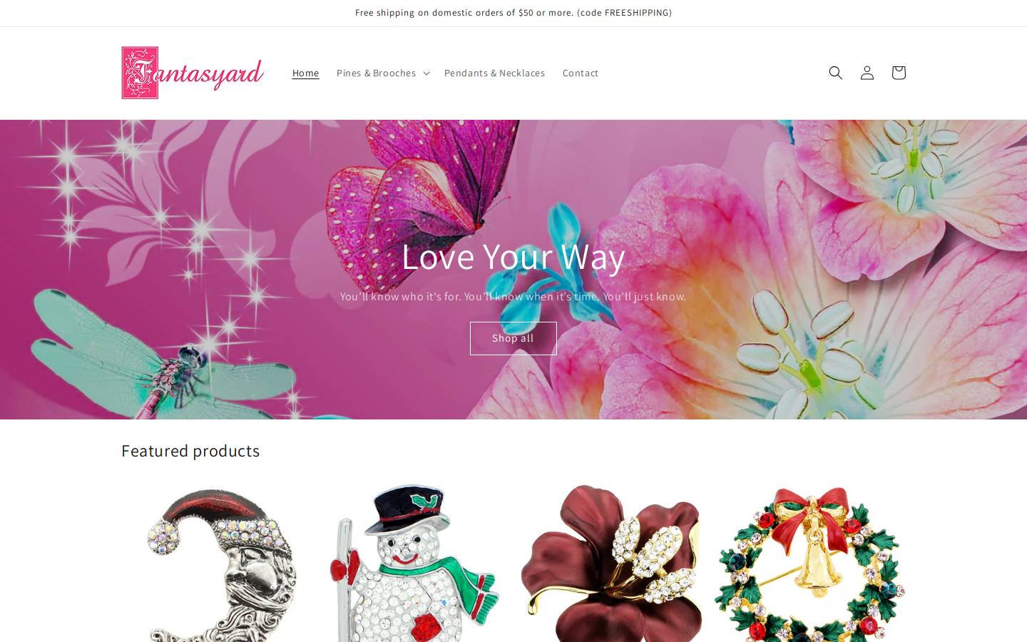 Fantasyard.com homepage screenshot