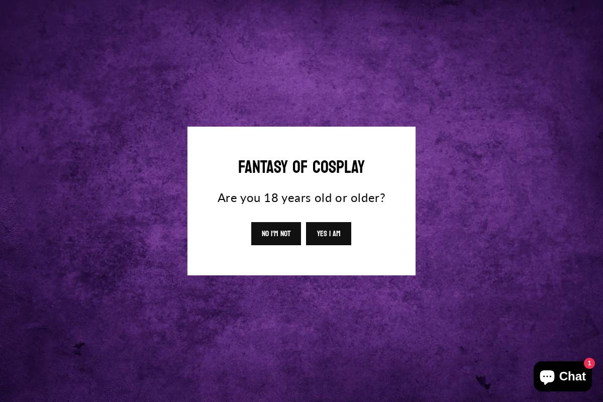 fantasyofcosplay.com homepage screenshot