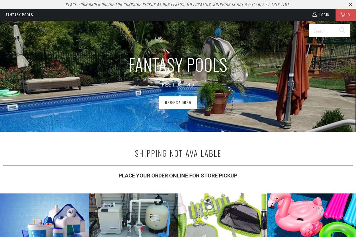 fantasypools.co homepage screenshot