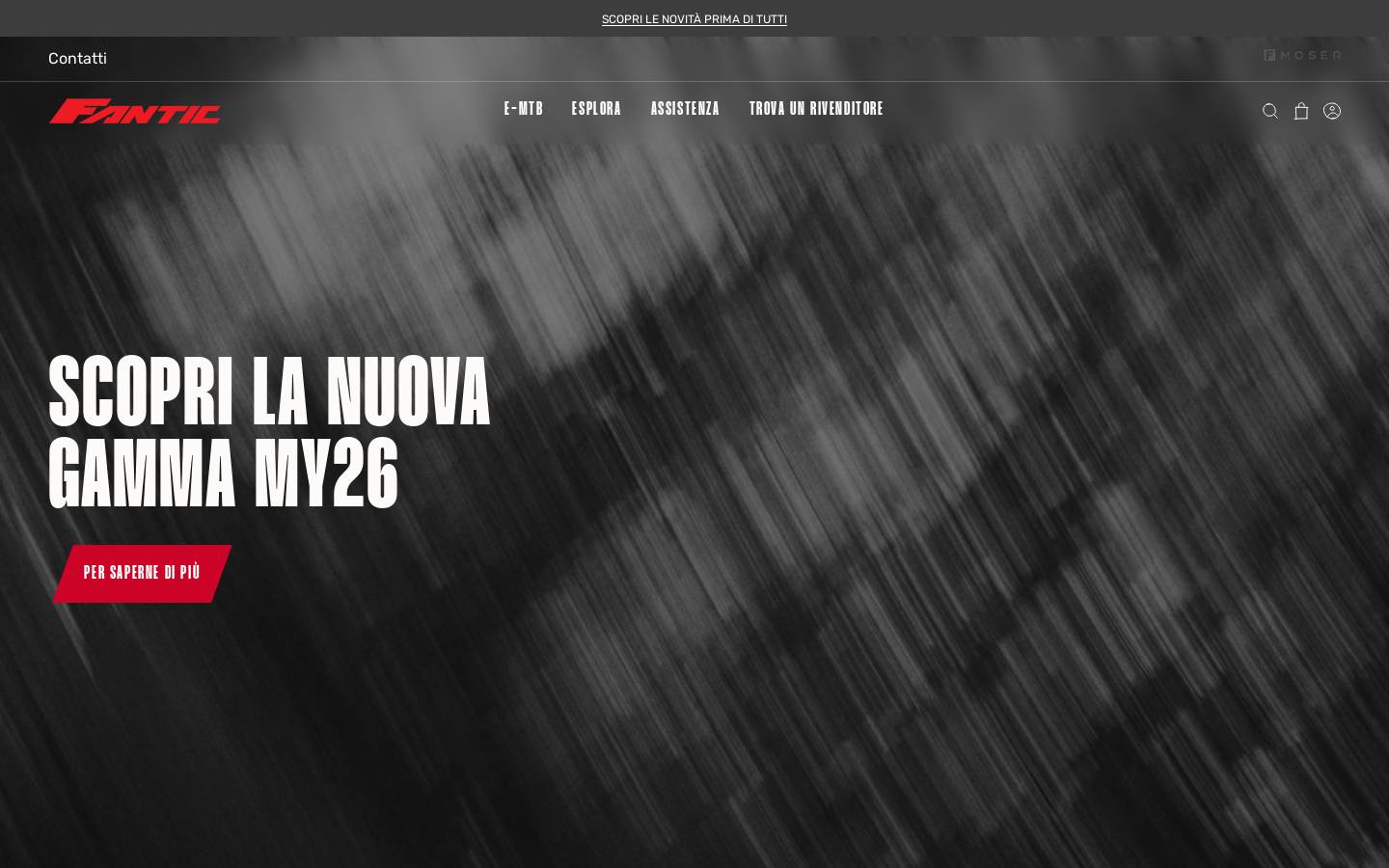fanticbikes.com homepage screenshot