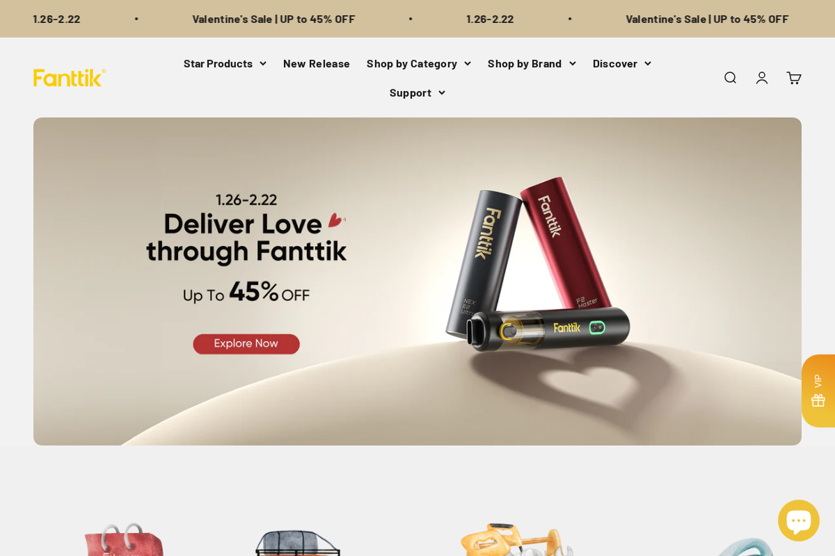 Fanttik homepage screenshot