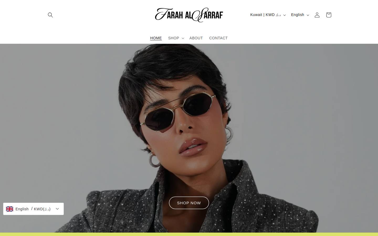farahalsarraf.com homepage screenshot