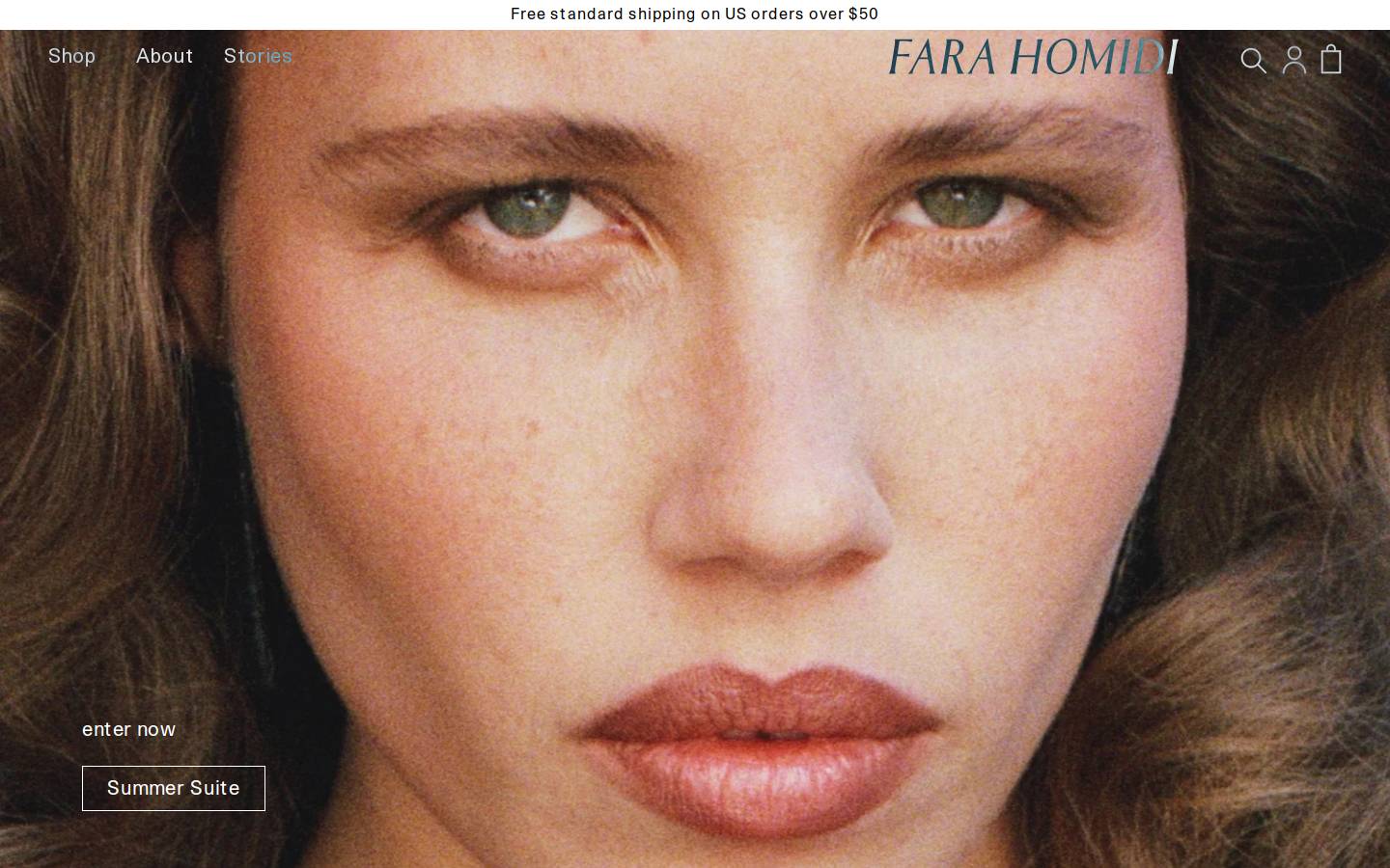 farahomidi.com homepage screenshot