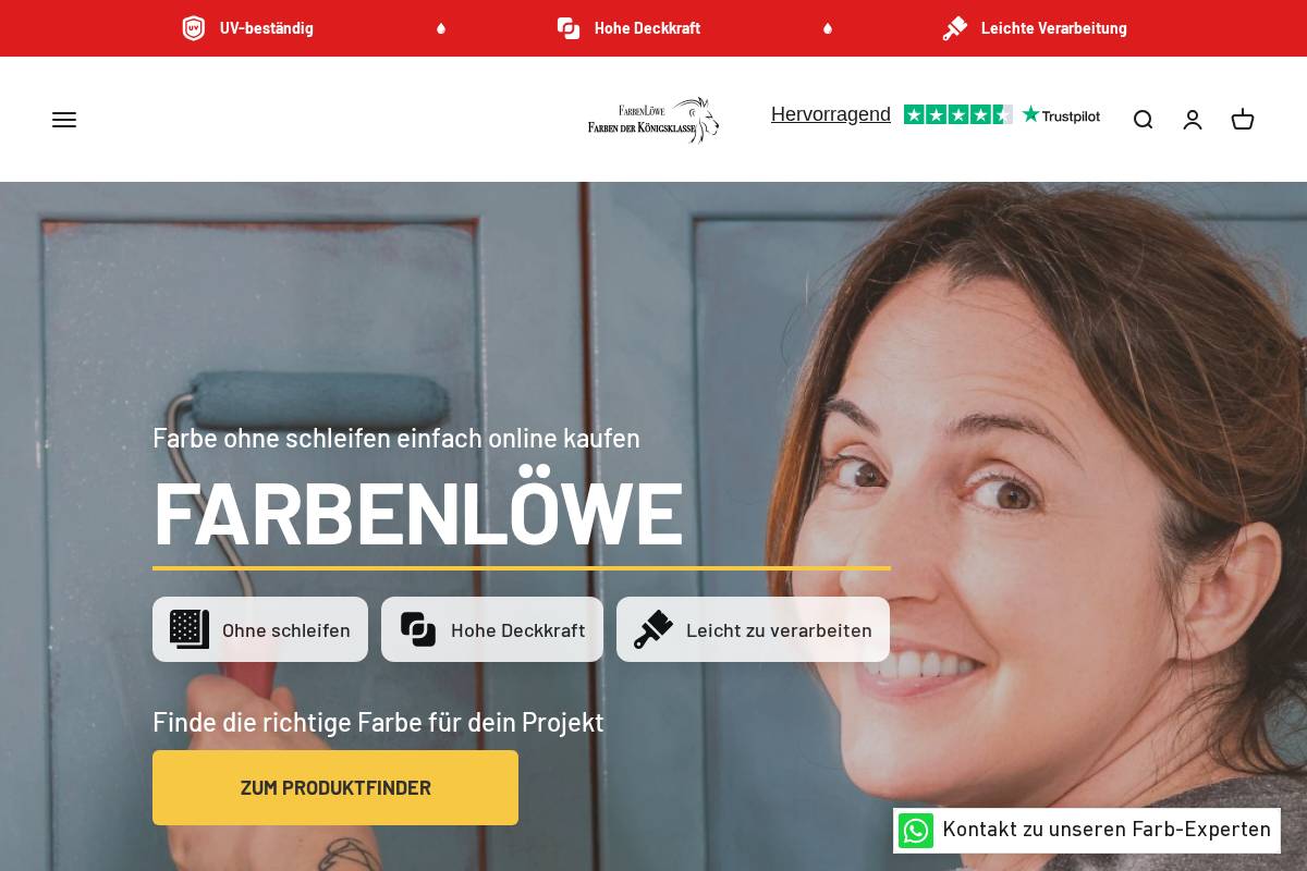 farbenloewe.nl homepage screenshot