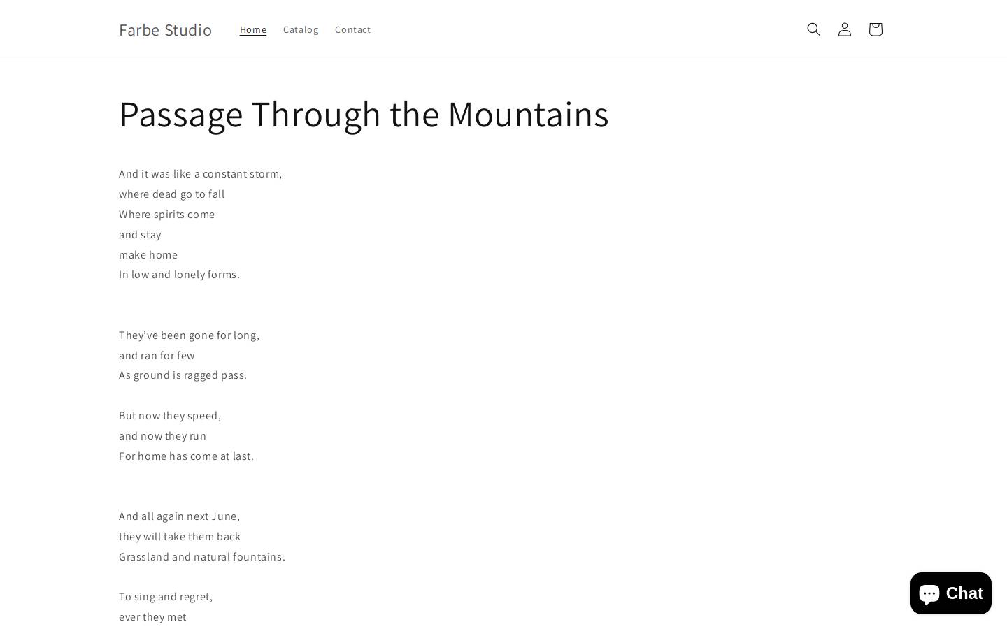 farbestudio.shop homepage screenshot