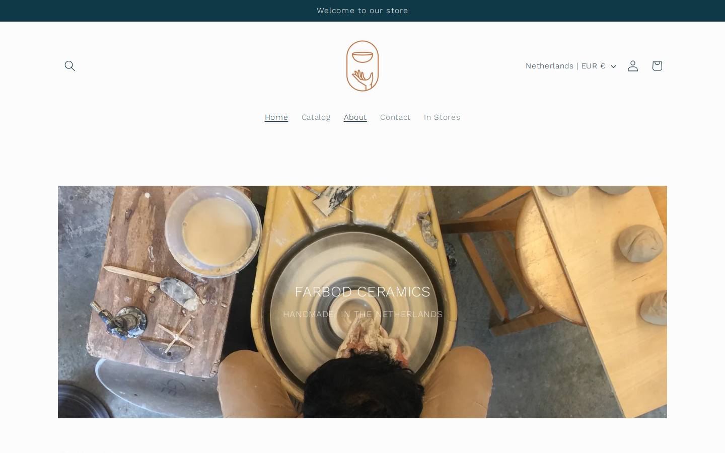 farbodceramics.com homepage screenshot