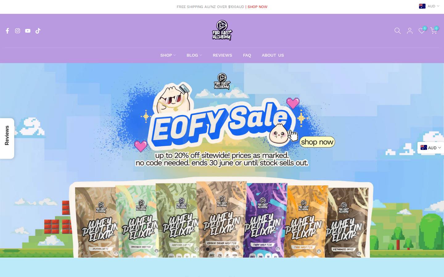 fareastalchemy.com homepage screenshot