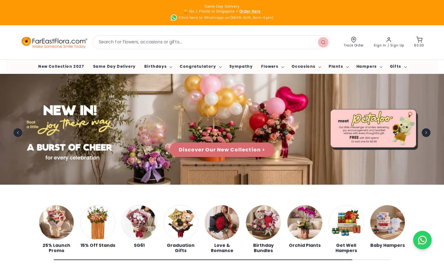 fareastflora.com homepage screenshot