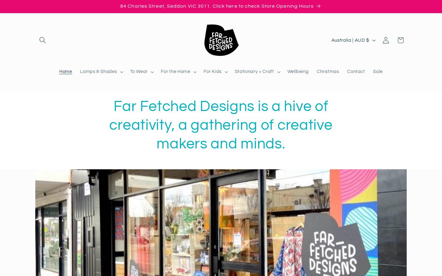 farfetcheddesigns.com.au homepage screenshot