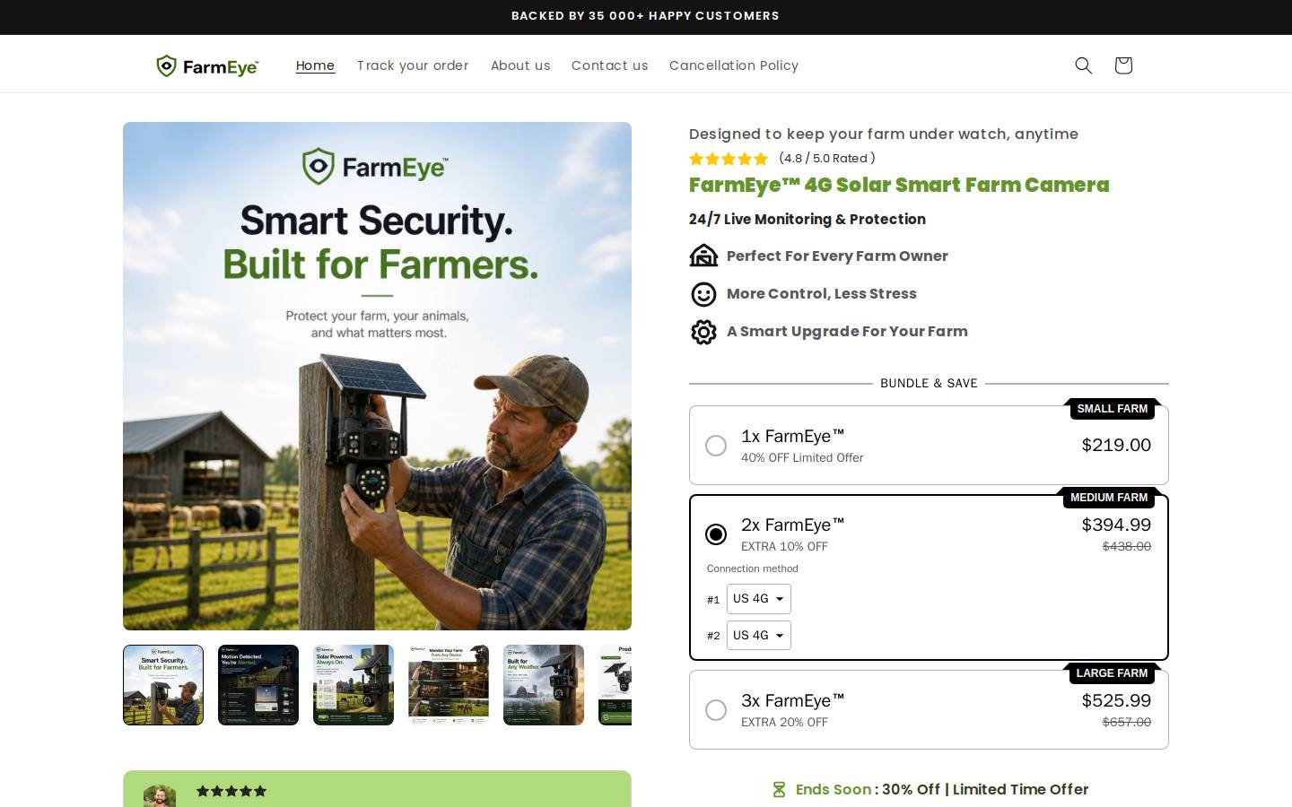 farm-eye.com homepage screenshot