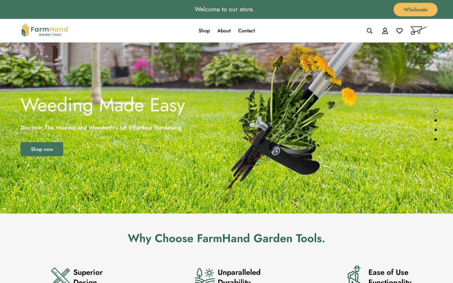 farm-hand.com homepage screenshot