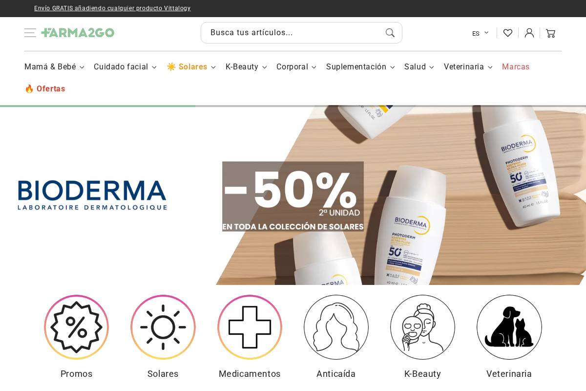 Farma2go homepage screenshot