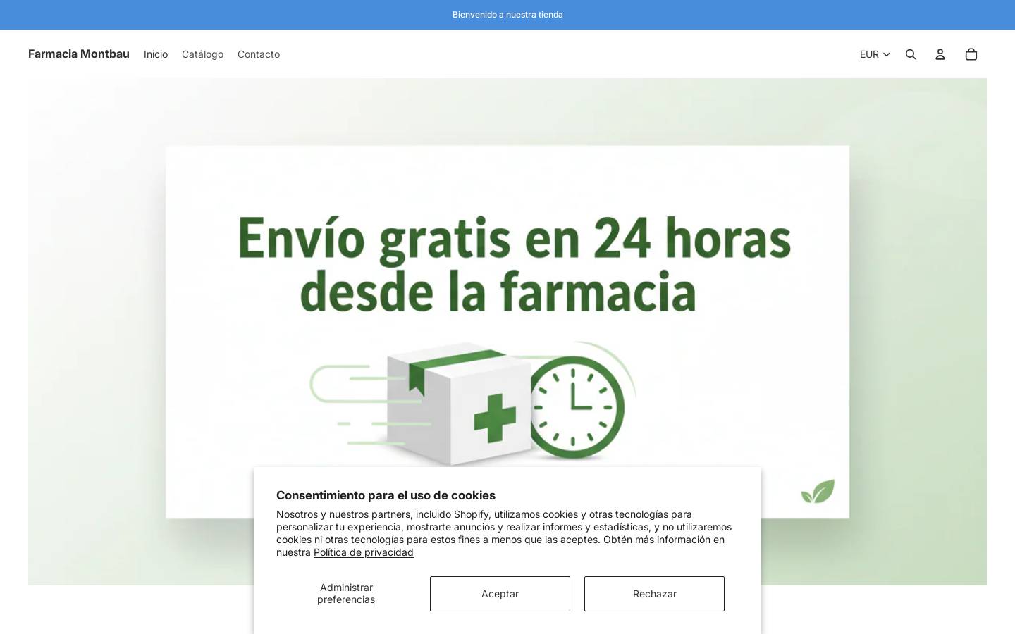 farmaciamontbau.com homepage screenshot