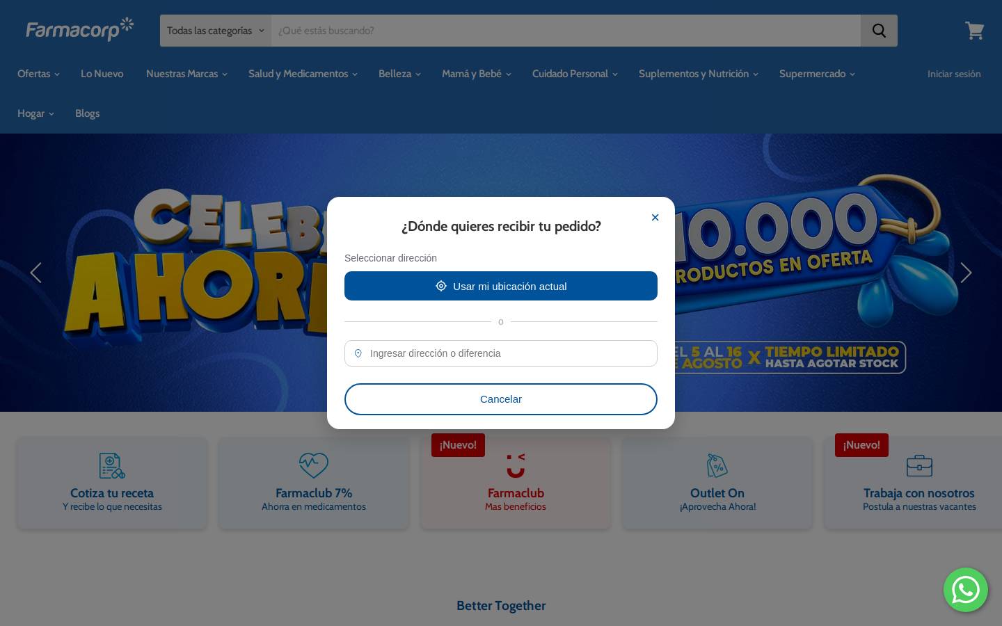 farmacorp.com homepage screenshot