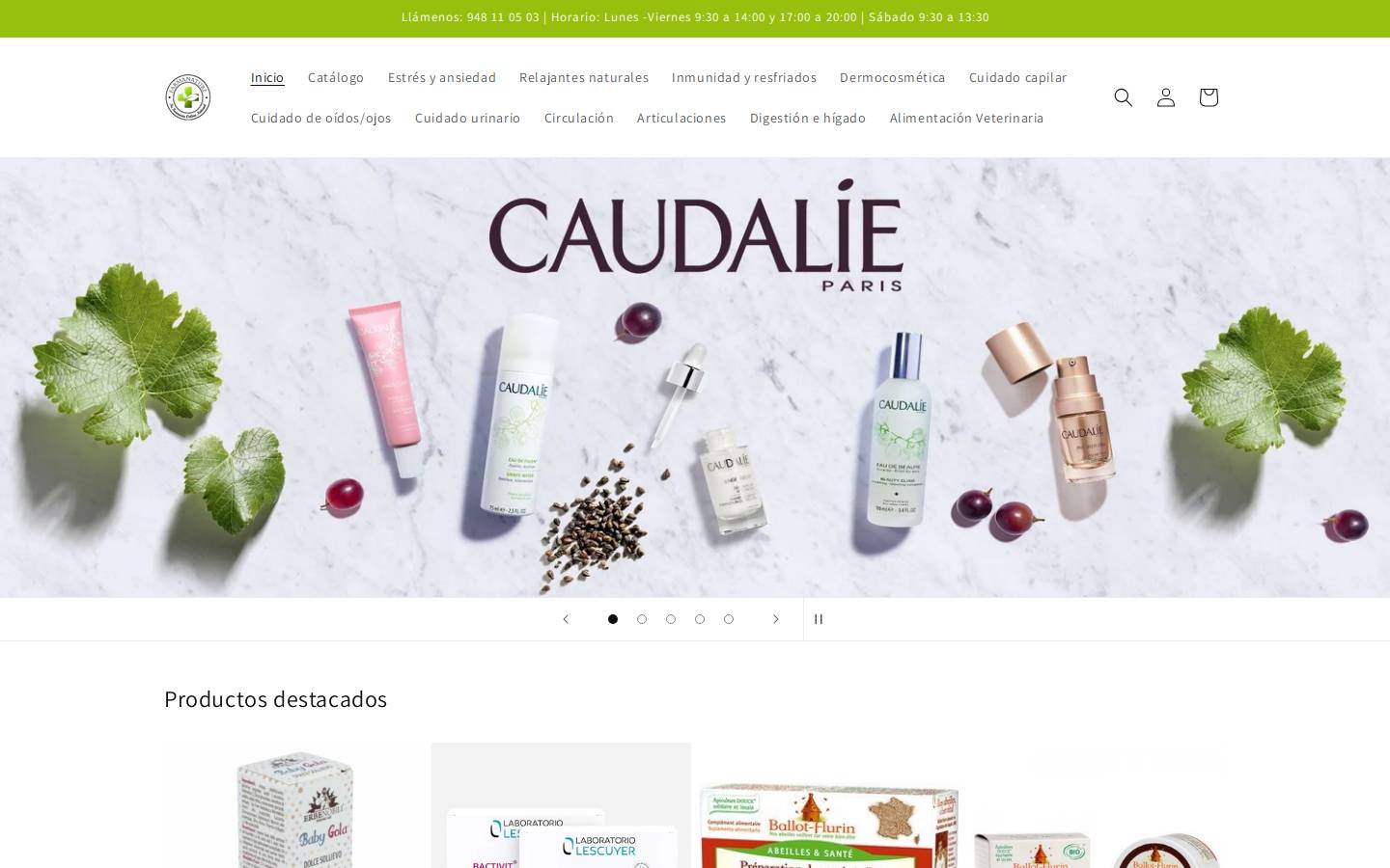 farmanature.es homepage screenshot