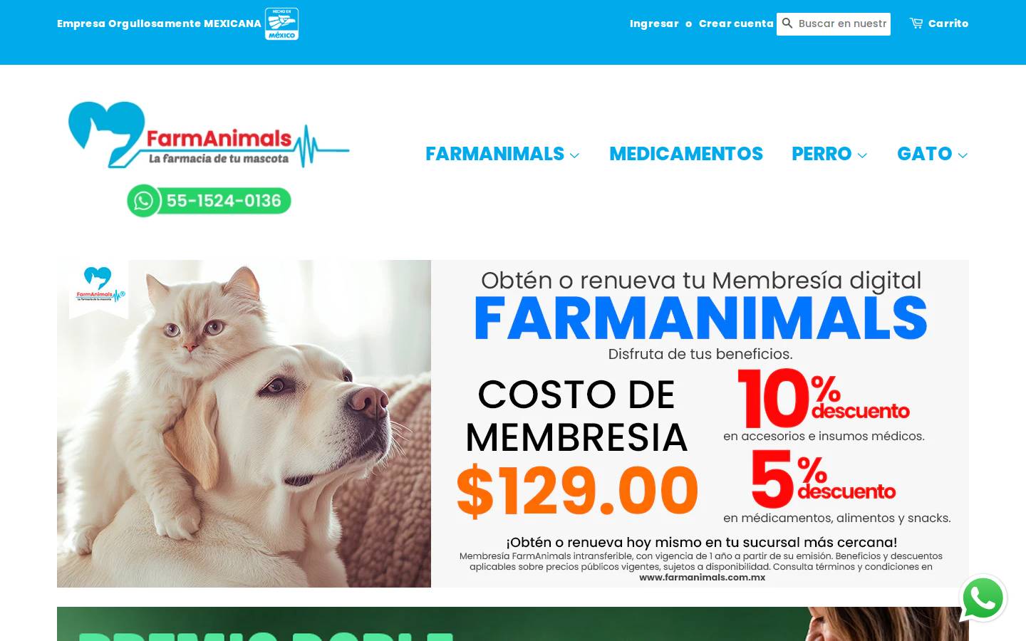 farmascota.com homepage screenshot