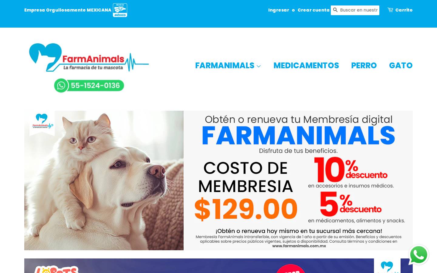 farmascotasmexico.com.mx homepage screenshot