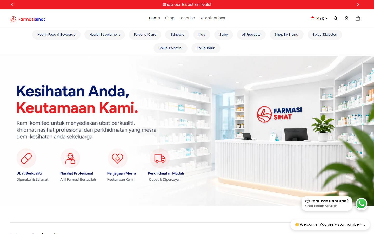 farmasisihat.com homepage screenshot