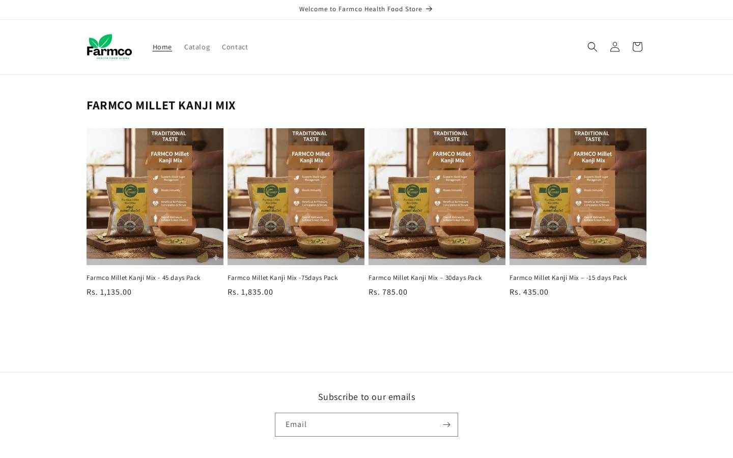 farmcotrade.com homepage screenshot