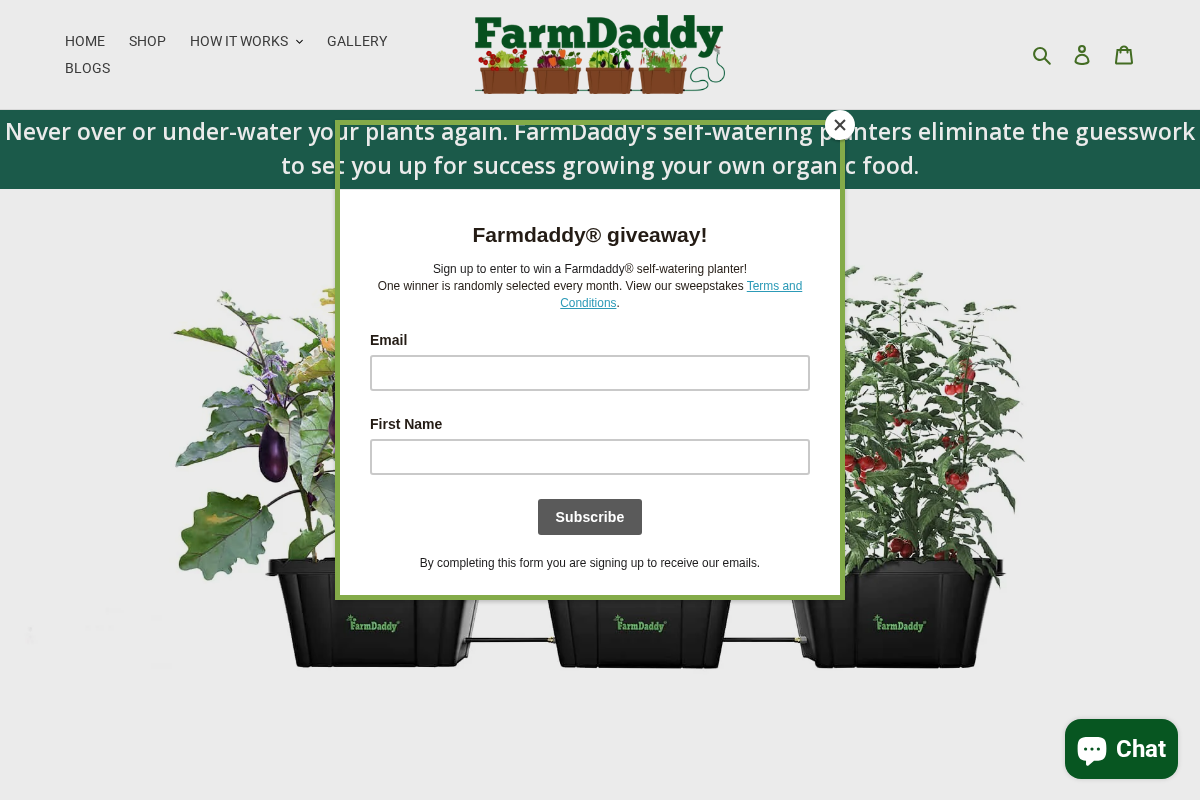 farmdaddy.com homepage screenshot